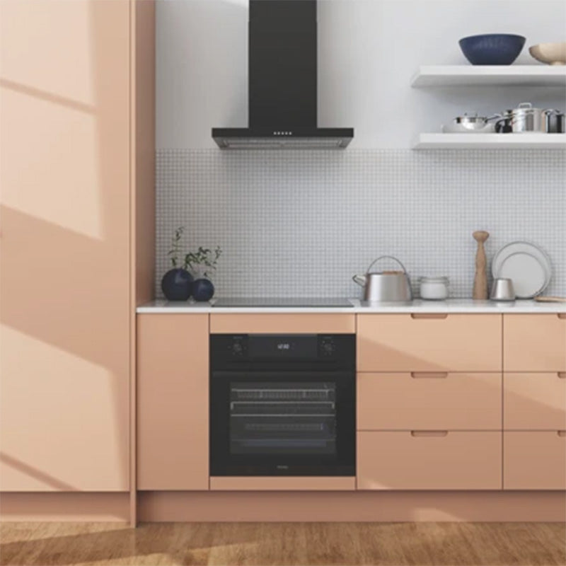 Haier 60cm Wall Rangehood Box Chimney - Black