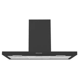 Haier 90cm Wall Rangehood Box Chimney - Black