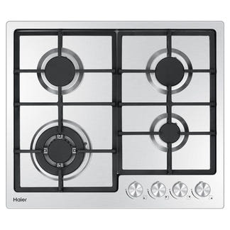 Haier 60cm Gas On Steel Cooktop - Stainless Steel