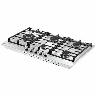 Haier 90cm Gas Cooktop - Stainless Steel