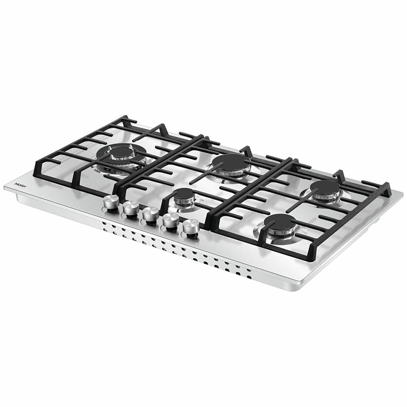 Haier 90cm Gas Cooktop - Stainless Steel