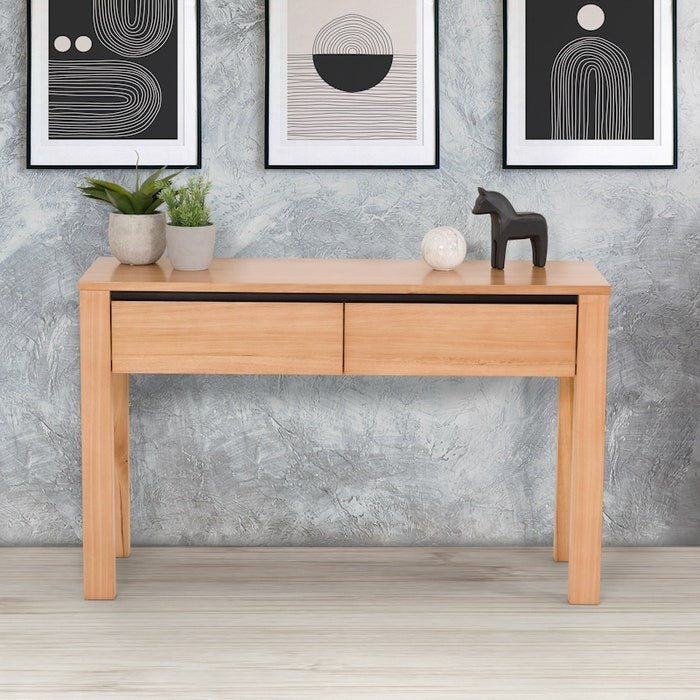 Hamilton 2 Drawer Hall Table - Messmate/Natural