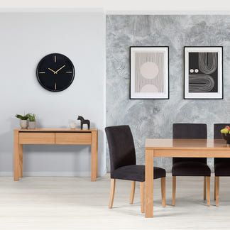 Hamilton 2 Drawer Hall Table - Messmate/Natural