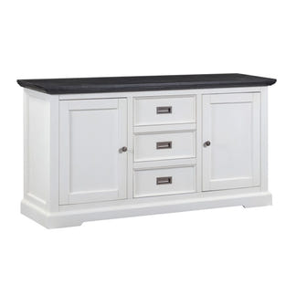 Hampton 1640mm Timber Buffet - White/Charcoal