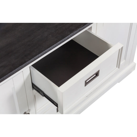 Hampton 1640mm Timber Buffet - White/Charcoal