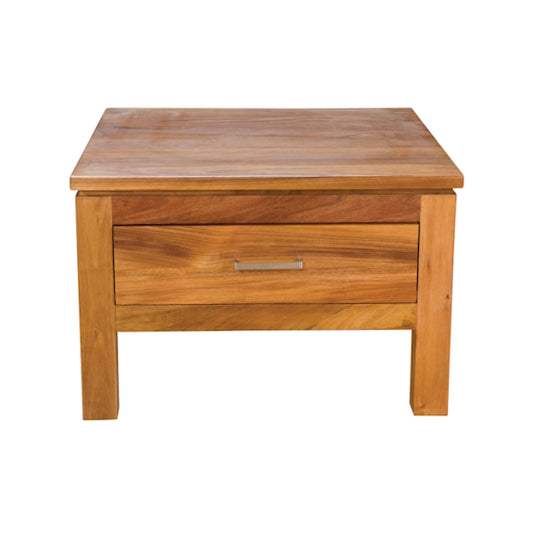 Havana Single Drawer Lamp Table - Blackwood