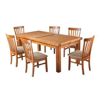 Havana 150-250cm Extension Timber Dining Table - Blackwood