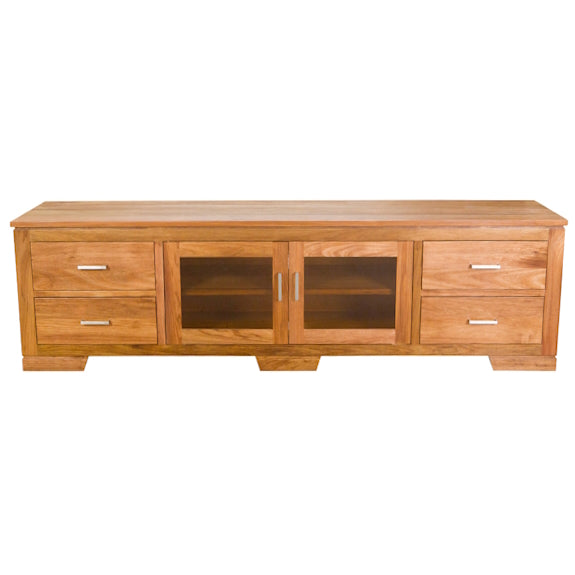 Havana 2000mm Timber Entertainment Unit - Blackwood