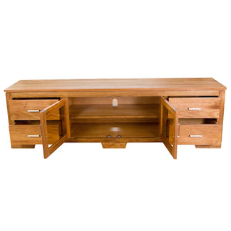 Havana 2000mm Timber Entertainment Unit - Blackwood