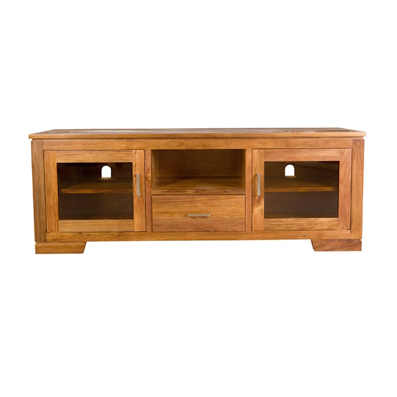 Havana 1600mm Timber Entertainment Unit - Blackwood