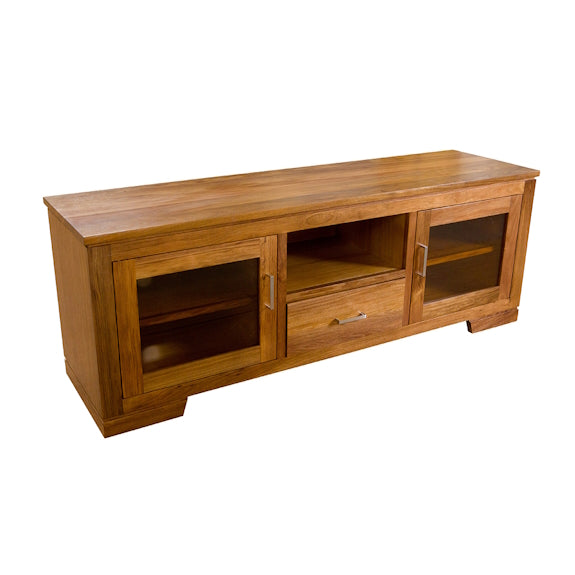Havana 1600mm Timber Entertainment Unit - Blackwood