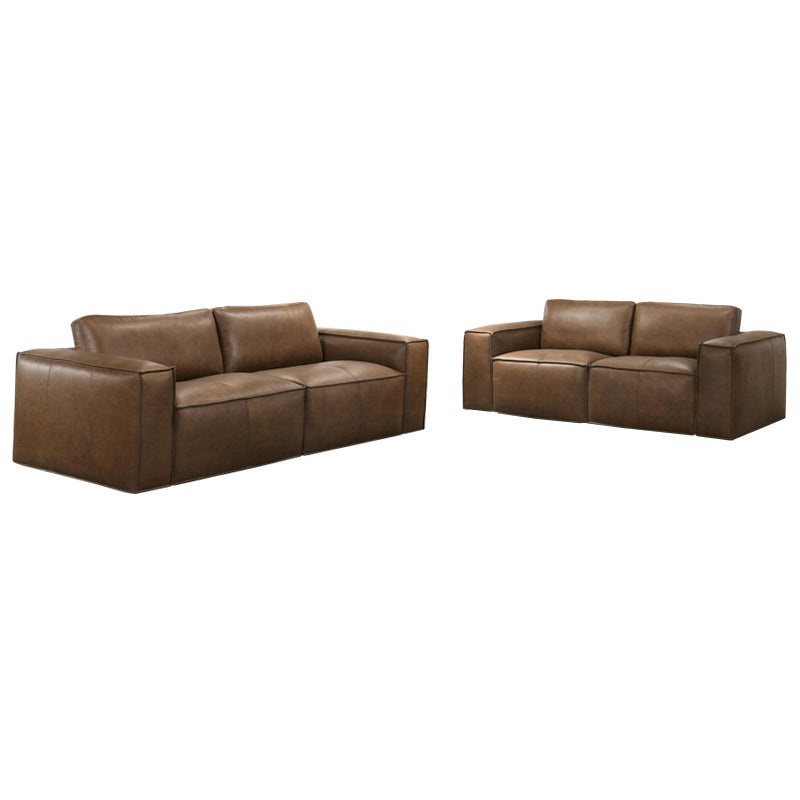 Havana 3+2 Leather Suite - Tan