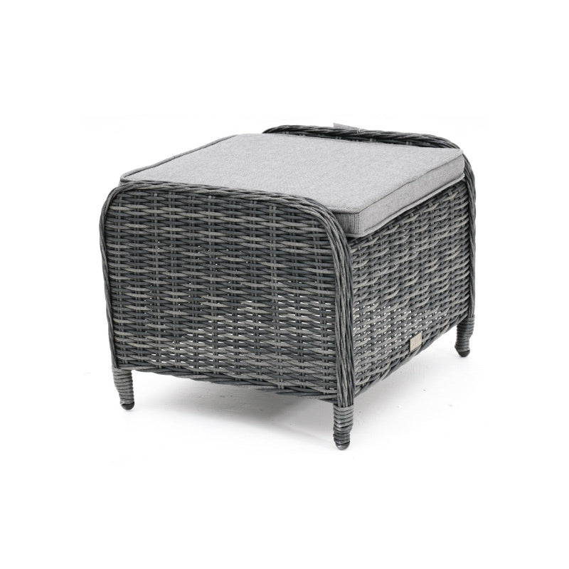 Hawaii 3 Piece Recliner Chat Set - Castle Grey/Grey