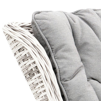 Hawaii 3 Piece Recliner Chat Set - Zen White/Grey