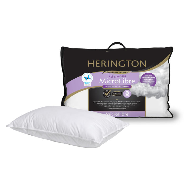 Herington Microfibre Low Allergy Pillow Medium