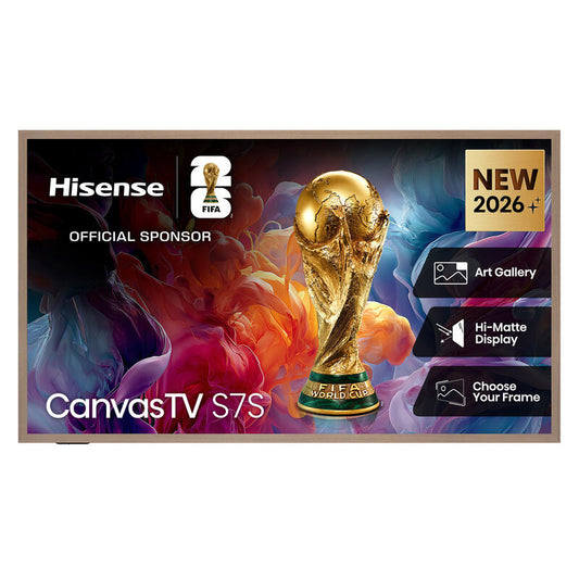 Hisense 55" S7SAU Hi-QLED 4K Canvas Smart TV (2026)