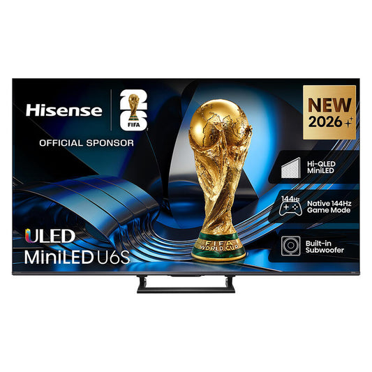 Hisense 75" U6SAU Smart 4K Hi-QLED Mini-LED AI TV (2026)