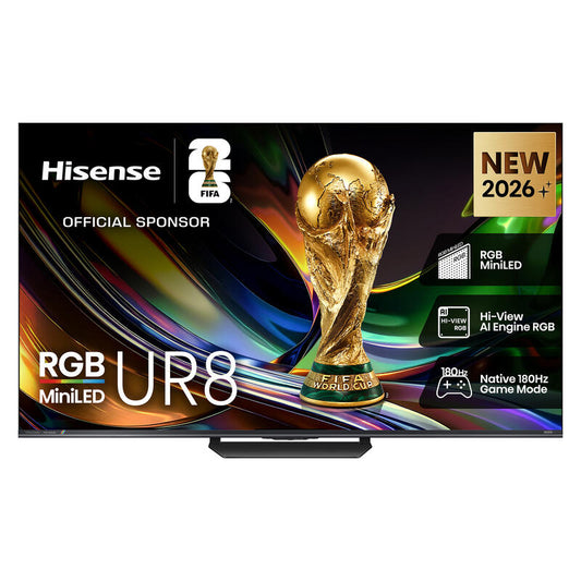 Hisense 85" UR8 Smart 4K RGB MiniLED AI TV (2026)