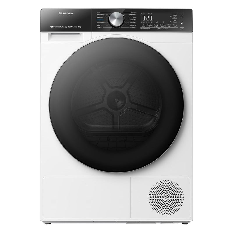 Hisense 9kg Heat Pump Condenser Dryer - White (Series 5)