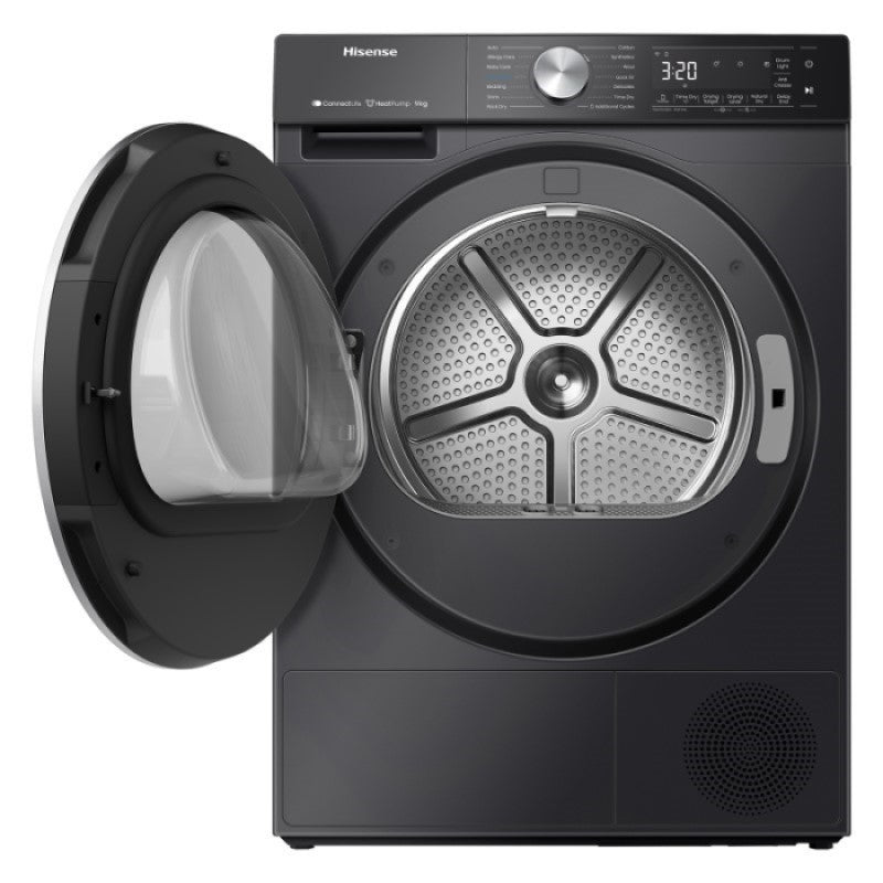 Hisense 9kg Heat Pump Dryer - Black (Series 7)