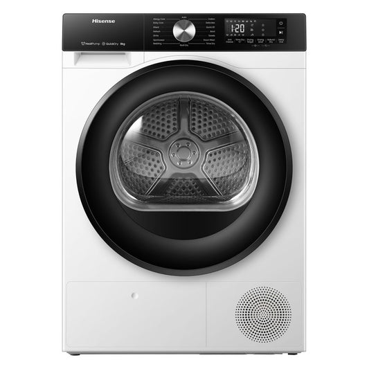 Hisense 8kg 3 Series Heat Pump Dryer - White