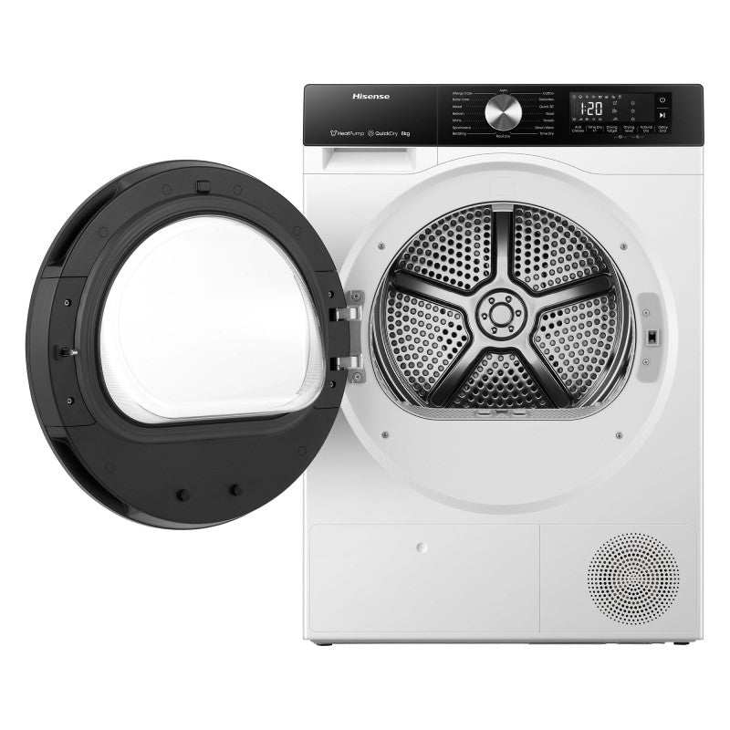 Hisense 8kg 3 Series Heat Pump Dryer - White
