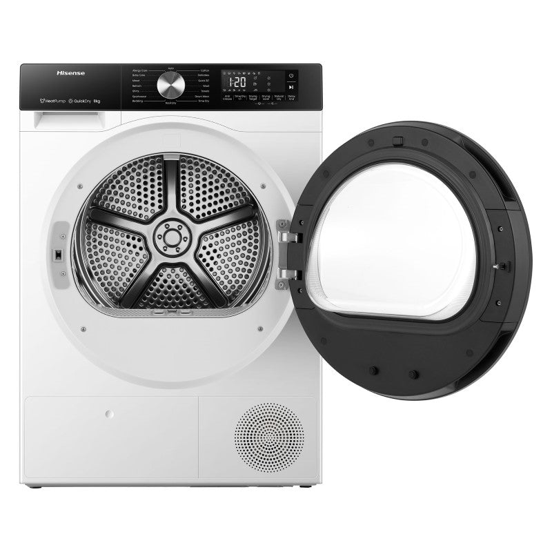Hisense 8kg 3 Series Heat Pump Dryer - White
