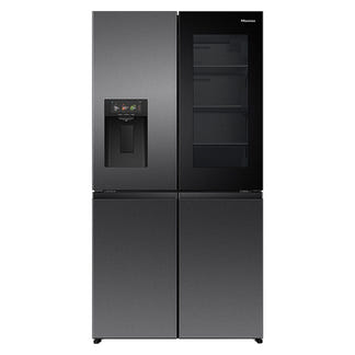 Hisense Pureview French Door Fridge - Dark Stainless Steel