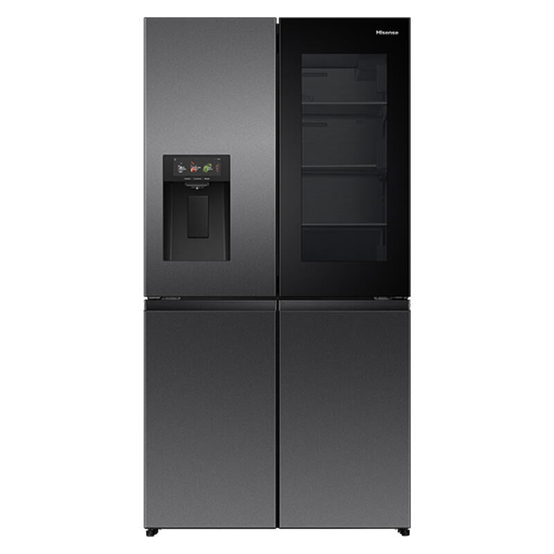 Hisense Pureview French Door Fridge - Dark Stainless Steel