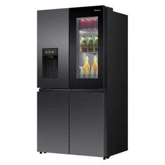 Hisense Pureview French Door Fridge - Dark Stainless Steel