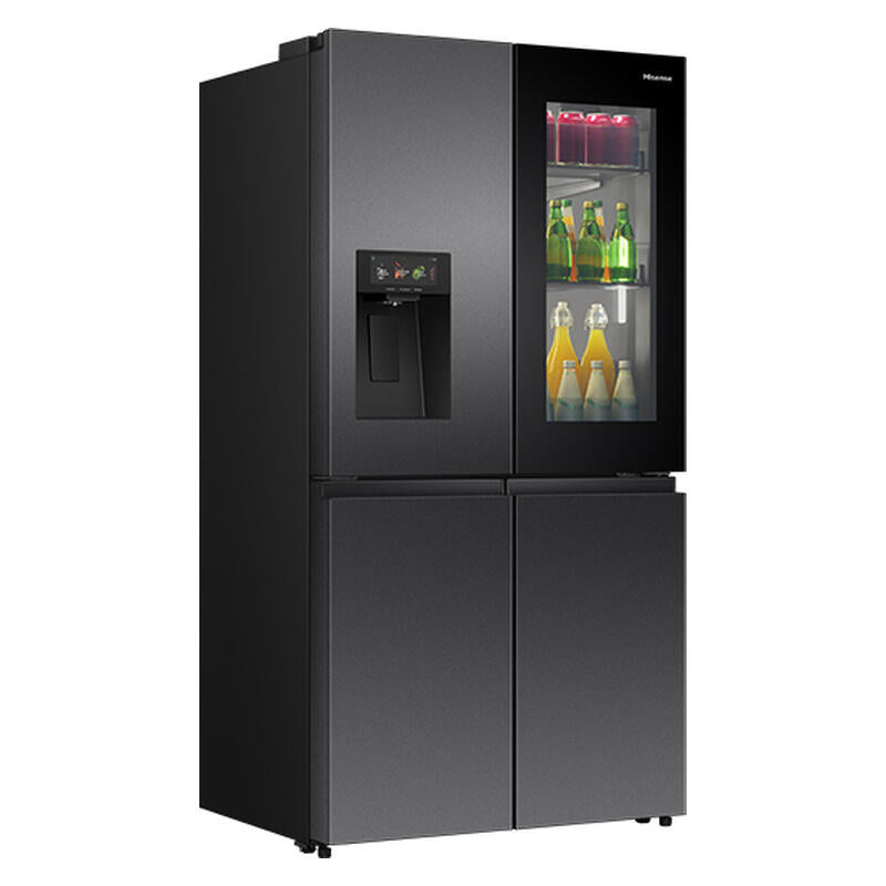Hisense Pureview French Door Fridge - Dark Stainless Steel