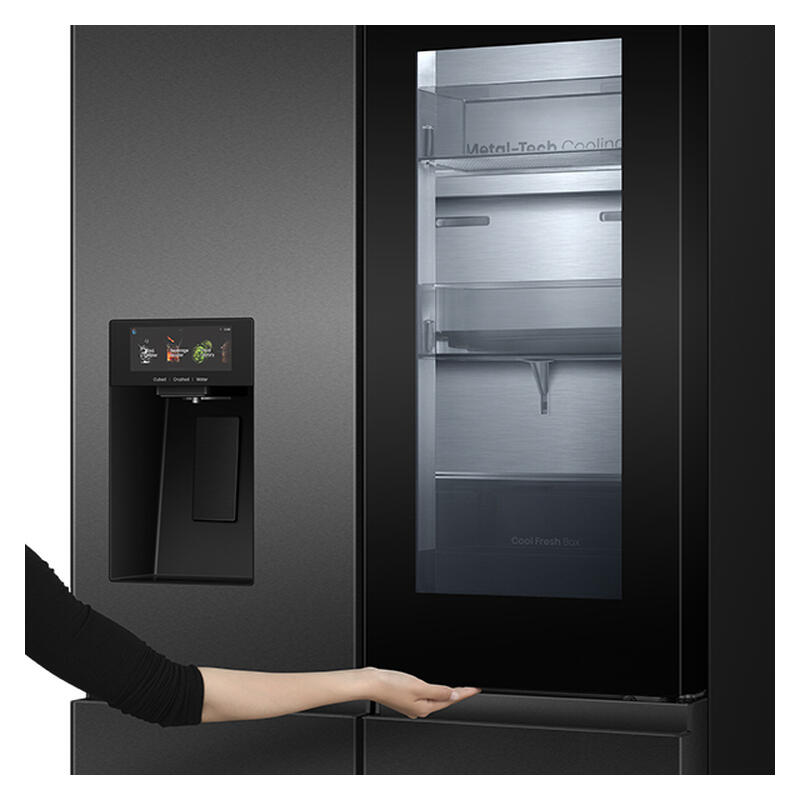 Hisense Pureview French Door Fridge - Dark Stainless Steel