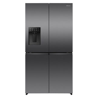 Hisense 640L Quad Door Fridge Freezer with Water Dispenser- Dark Stainless Steel (Pureflex)