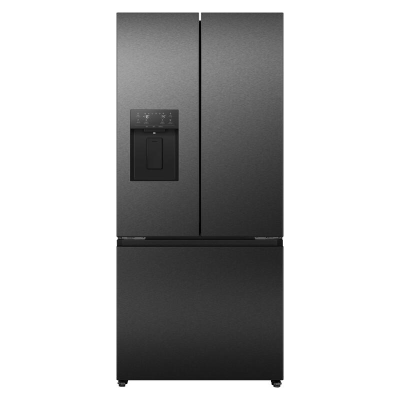 Hisense 541L Pureflex French Door Fridge with Non- Plumbed Ice & Water - Black