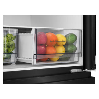 Hisense 541L Pureflex French Door Fridge with Non- Plumbed Ice & Water - Black
