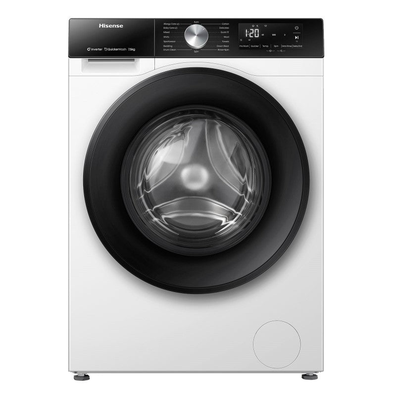 Hisense 7.5kg Front Load Washer - White
