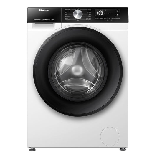 Hisense 7.5kg Front Load Washer - White