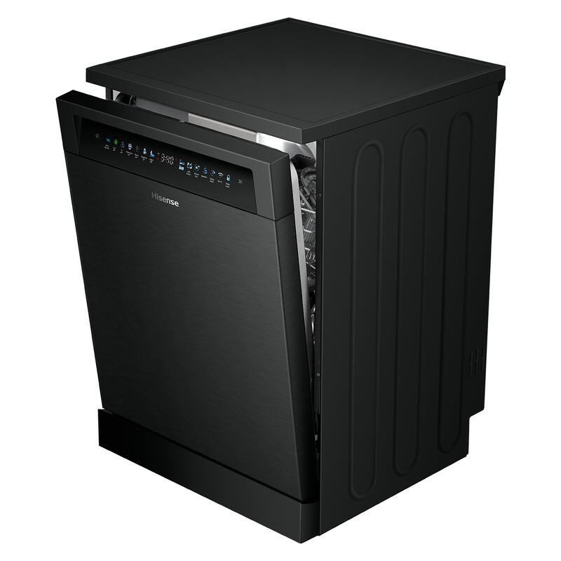 Hisense 60cm Veroshine 16 Place Setting Dishwasher - Black (Series 7)