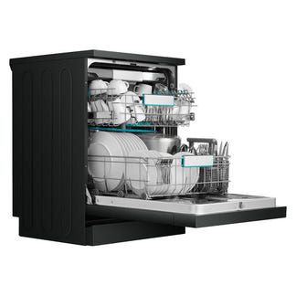 Hisense 60cm Veroshine 16 Place Setting Dishwasher - Black (Series 7)