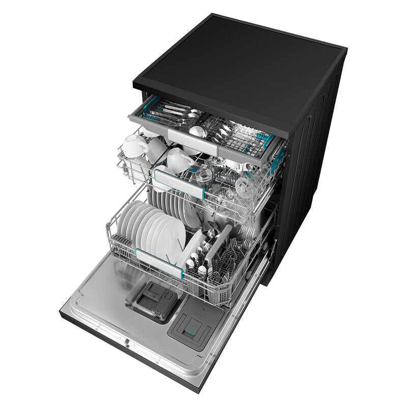 Hisense 60cm Veroshine 16 Place Setting Dishwasher - Black (Series 7)