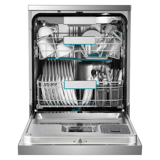 Hisense 60cm Veroshine 16 Place Setting Dishwasher - Stainless Steel (Series 7)