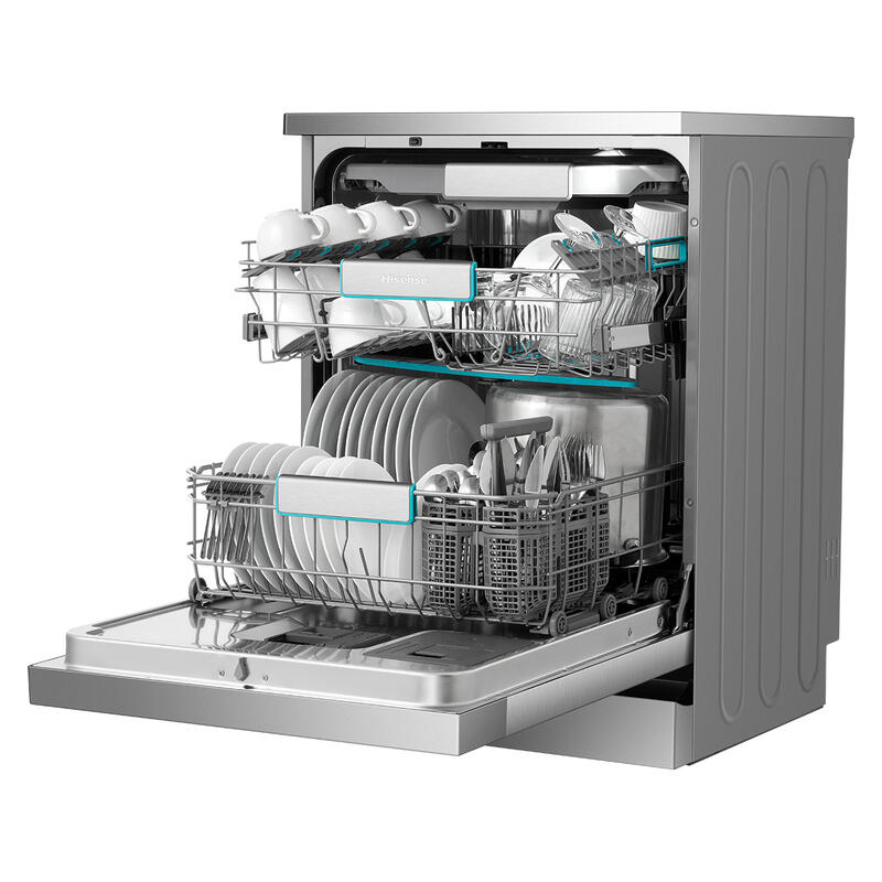 Hisense 60cm Veroshine 16 Place Setting Dishwasher - Stainless Steel (Series 7)