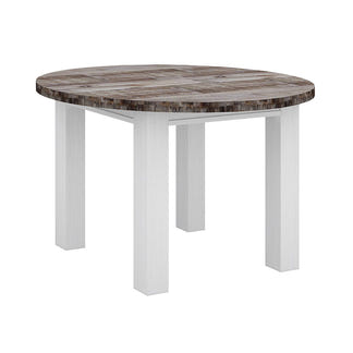 Homestead 5 Piece Dining Suite - White/Timber