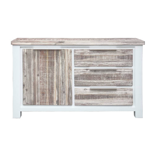 Homestead 1450mm Timber Buffet - White/Wood