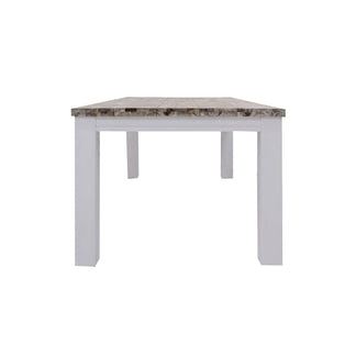Homestead 7 Piece Dining Suite - White/Timber