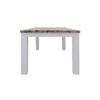 Homestead 9 Piece Dining Suite - White/Timber