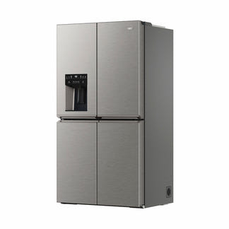 Haier 601L Quad Door Fridge Freezer with Ice & Water Dispenser - Satina