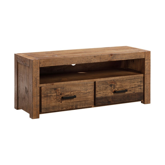 Hugo 1300mm Timber Entertainment Unit - Rustic Pine