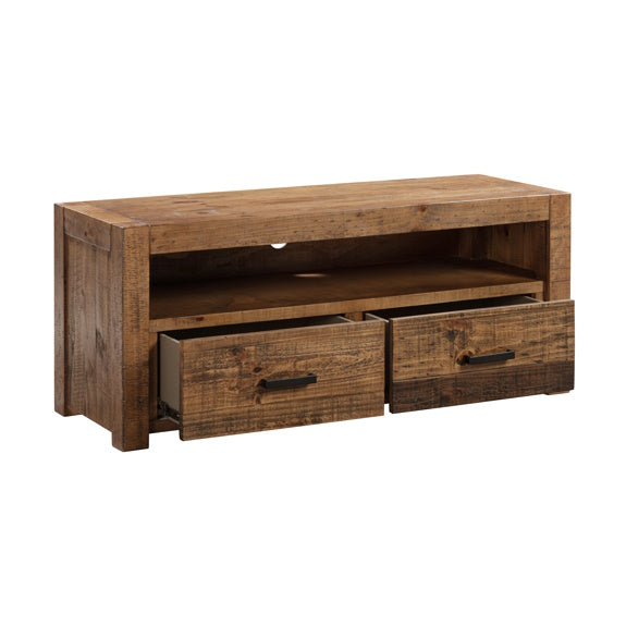 Hugo 1300mm Timber Entertainment Unit - Rustic Pine