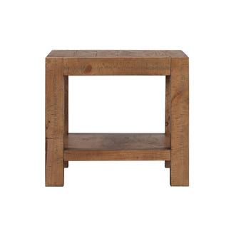 Hugo Lamp Table - Rustic Pine